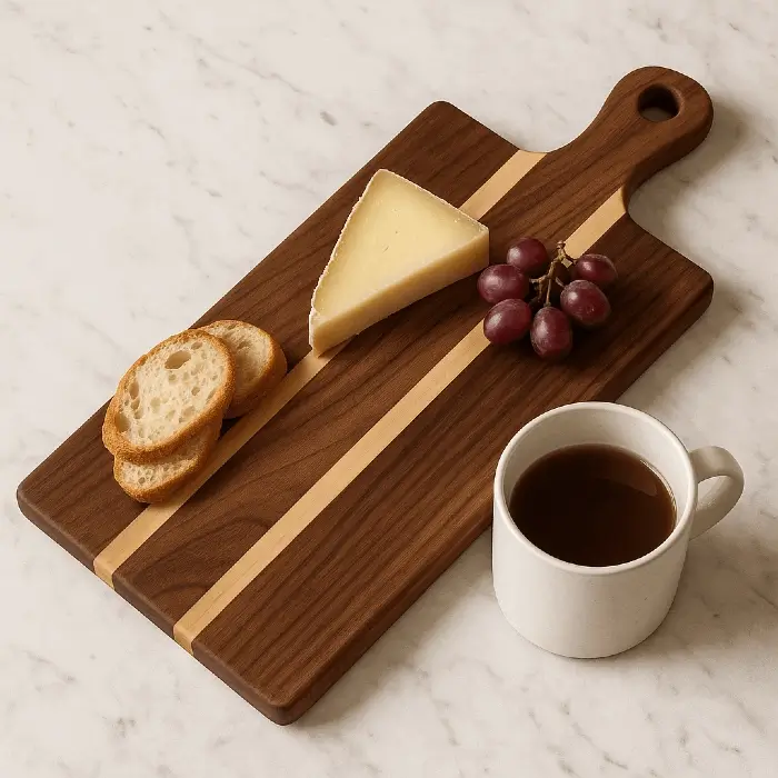 A product photo of Two-tone Serving Board from Bow River Woodworks.