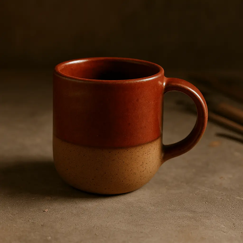 A product photo of 12oz Mug from Prairie Clay Co. in the Ember colour.