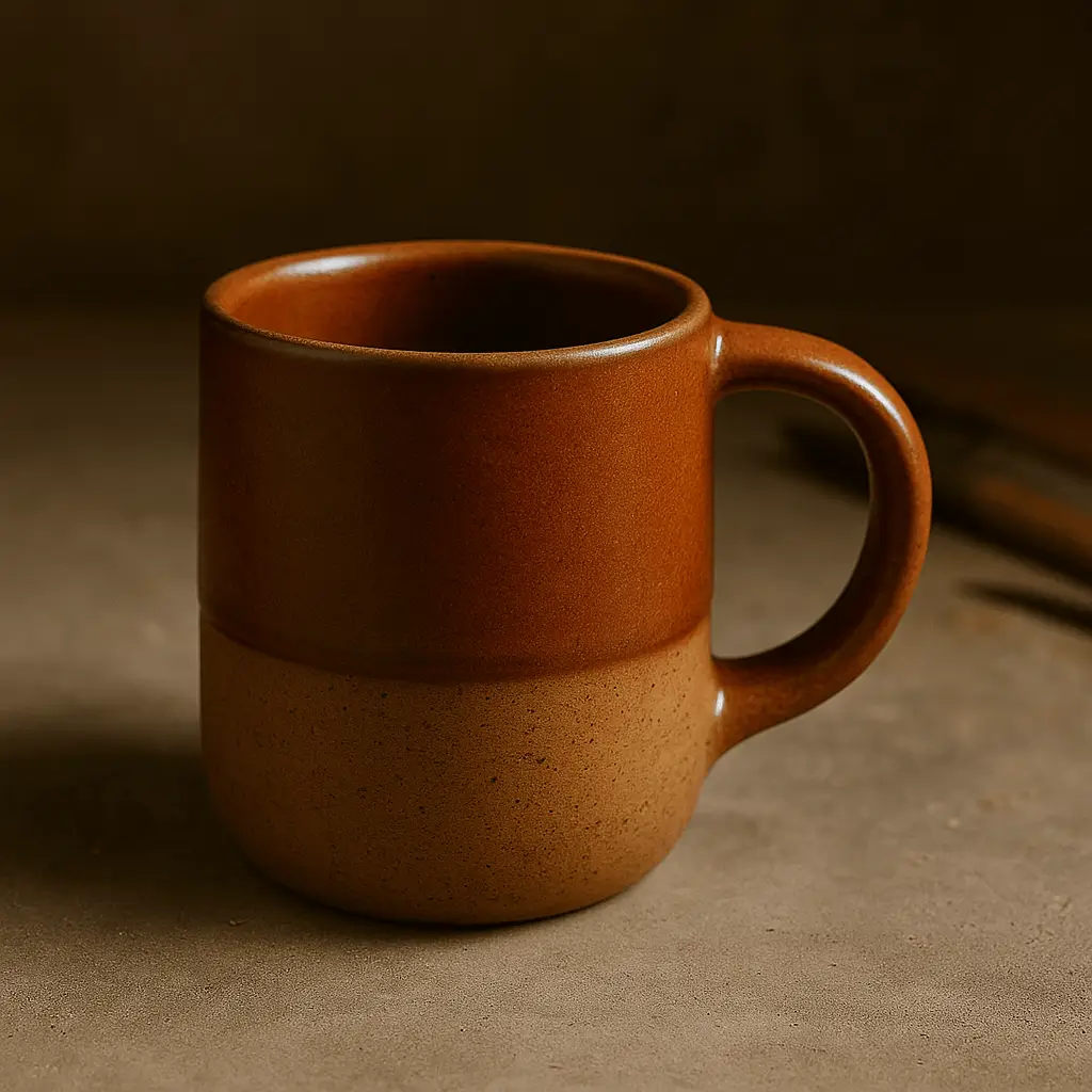 A product photo of 16oz Mug from Prairie Clay Co. in the Ember colour.