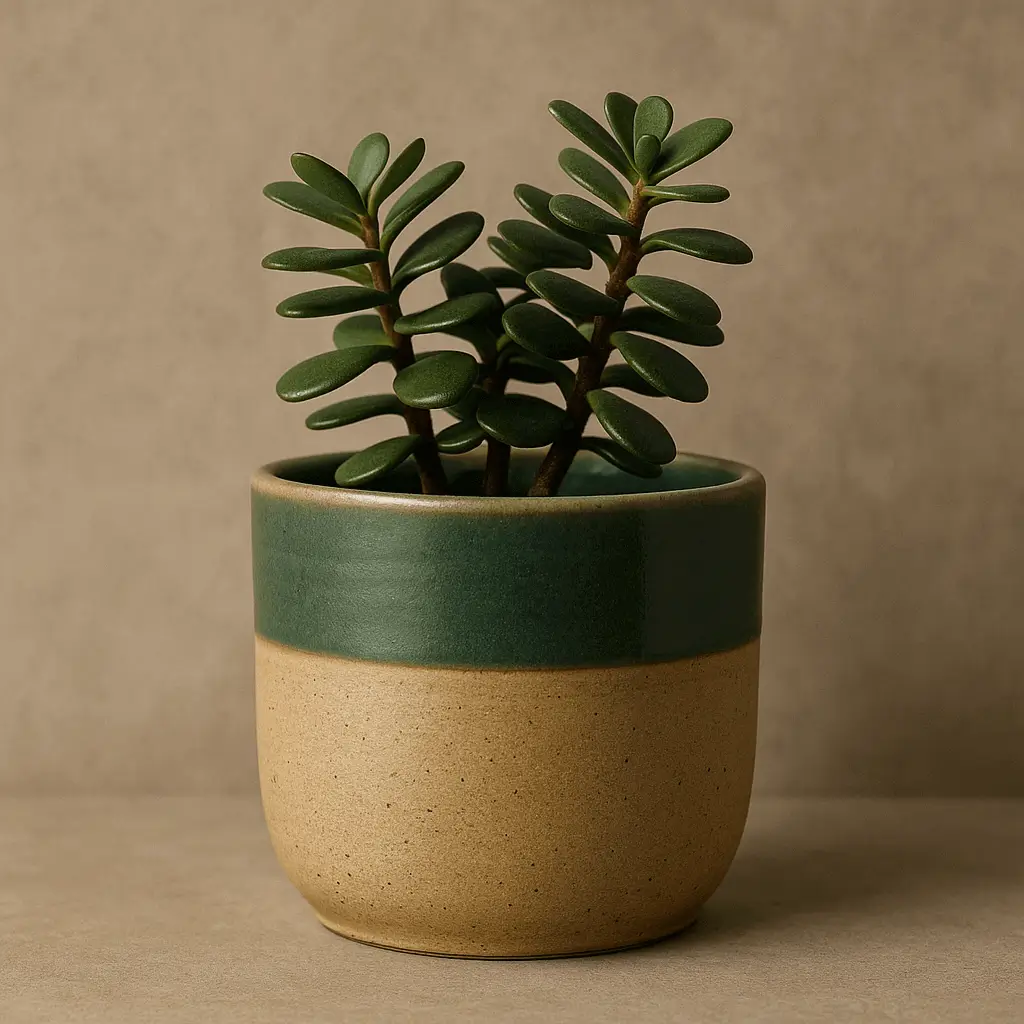 A product photo of Medium Planter from Prairie Clay Co. in the Forest colour.