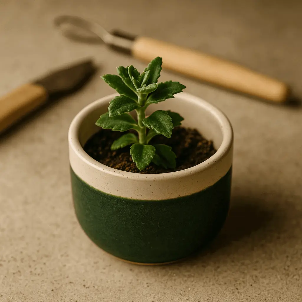 A product photo of Small Planter from Prairie Clay Co. in the Forest colour.