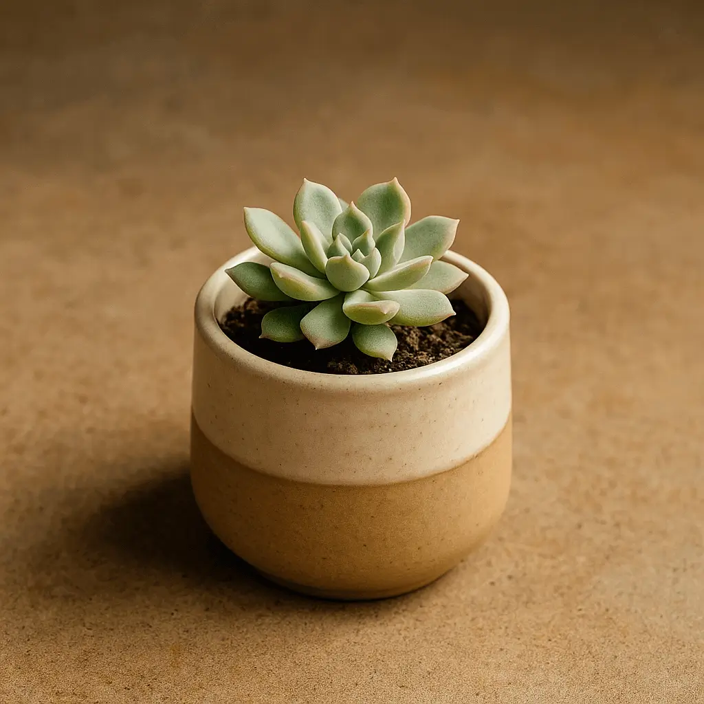 A product photo of Small Planter from Prairie Clay Co. in the Sand colour.