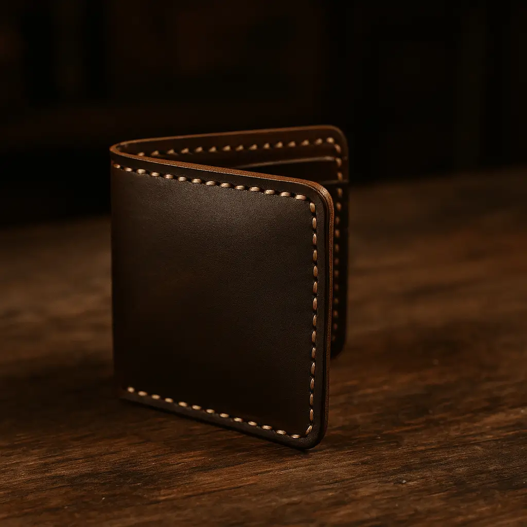 Espresso A product photo of Bifold Wallet from Trailhead Leatherworks in the Espresso colour.