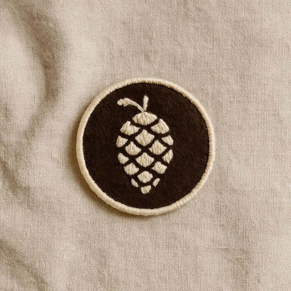 A product photo of Embroidered Patch from Thimble & Thicket.