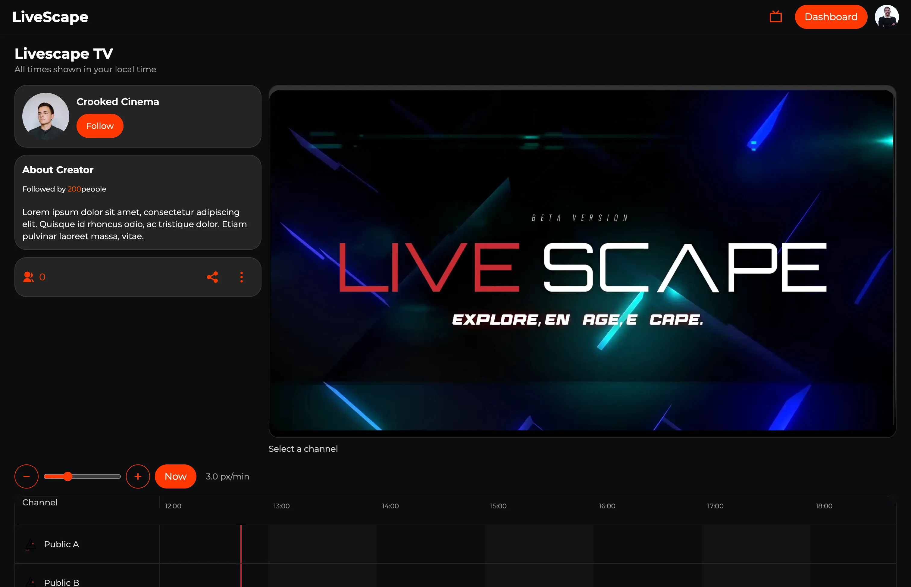 LiveScape screenshot